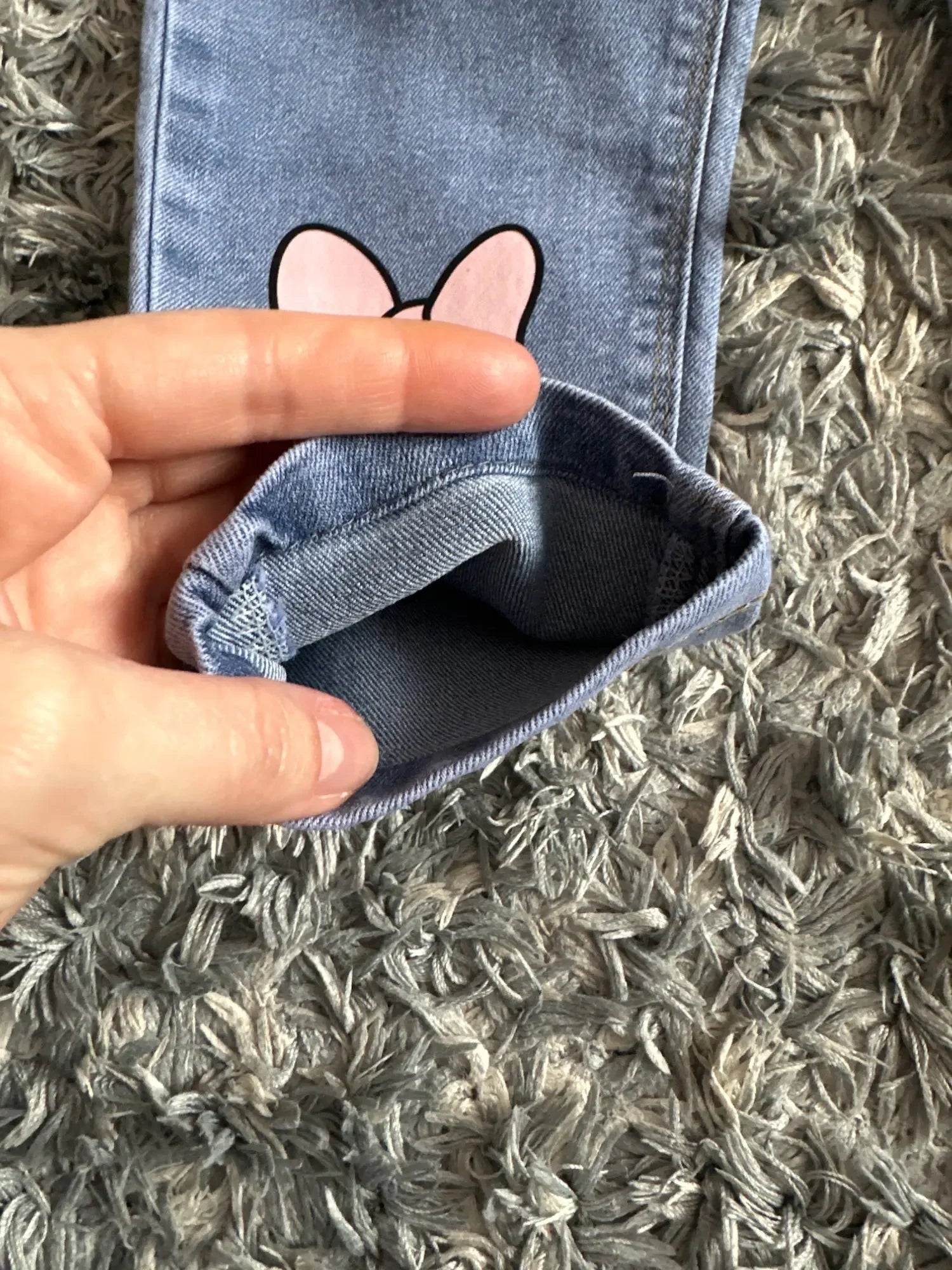 Kids Baby Girls Casual Clothes Jeans Pink Bow Trousers Toddler Infant Denim Clothing Pants Children Bottoms 1 2 3 4 5 6 Years - Chic Cart