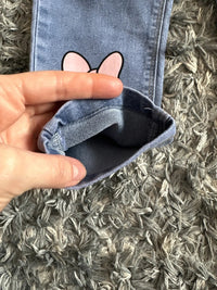Kids Baby Girls Casual Clothes Jeans Pink Bow Trousers Toddler Infant Denim Clothing Pants Children Bottoms 1 2 3 4 5 6 Years - Chic Cart