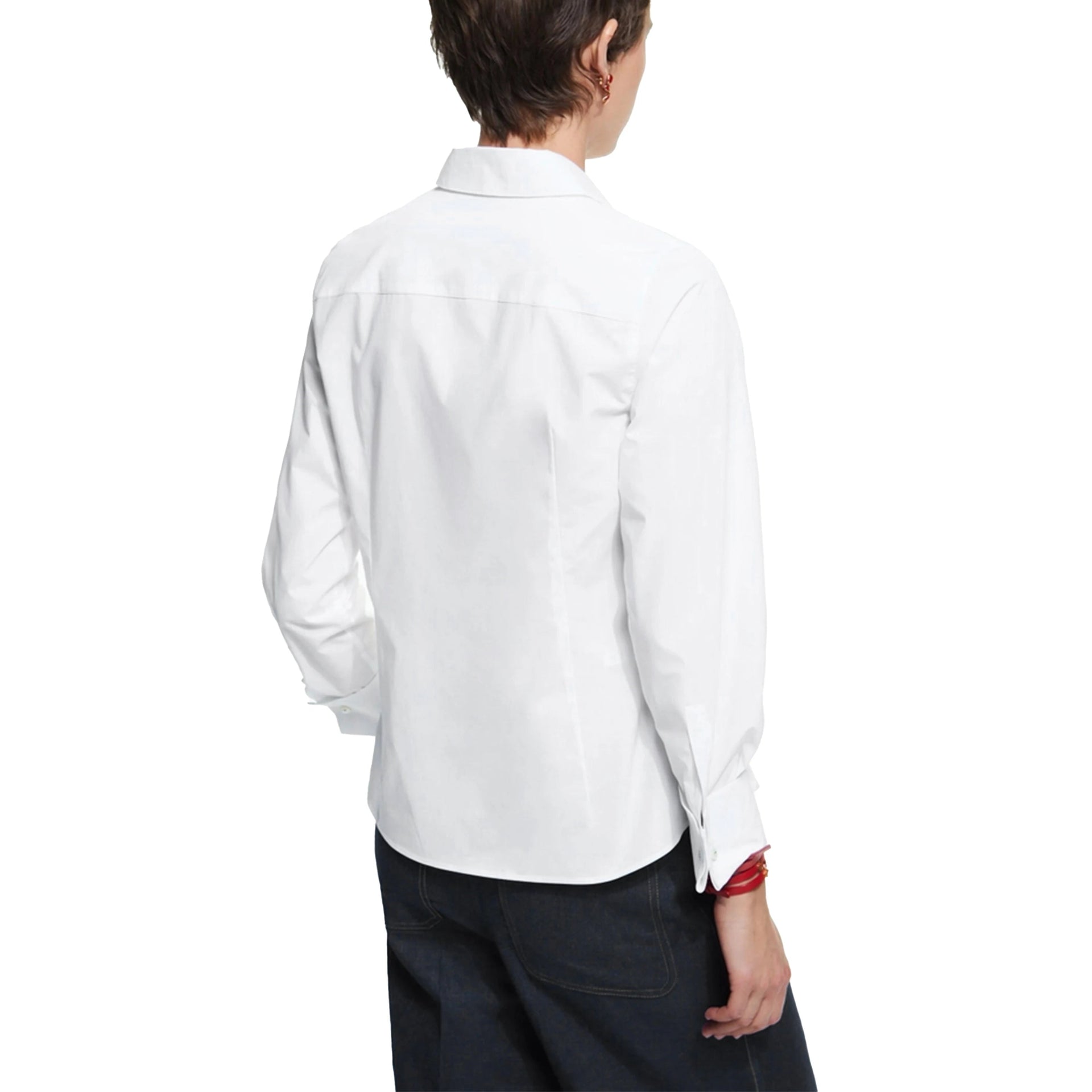 CHCH 2024 Summer New Women Shirts Solid Color Slim Shirt Waist Design Vintage Female Blouses Fashion Office Ladies Shirts - Chic Cart