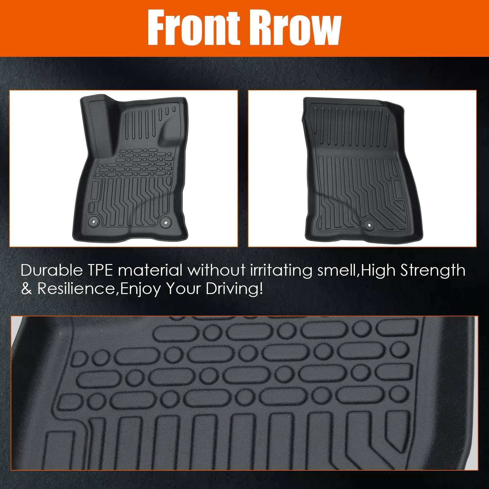Car Floor Mats For 21-22 Ford Bronco Sport & 22-23 Maverick