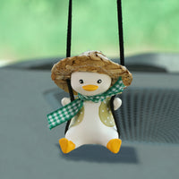 Car Pendant Cute Anime Little Duck Swing Auto Rear View