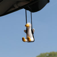 Car Pendant Cute Anime Little Duck Swing Auto Rear View