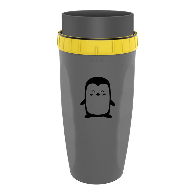 Double Insulation Tumbler Straw Sippy Water Bottles Portable