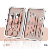 Professional Scissors Nail Clippers Set Ear Spoon Dead Skin Pliers