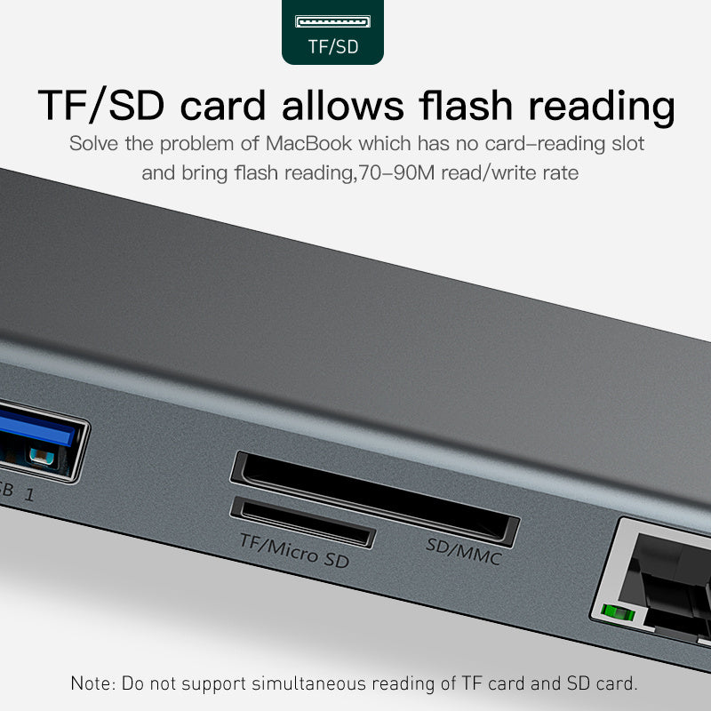 Docking Station And Cooling Bracket To Ten-port HDMI And VGA