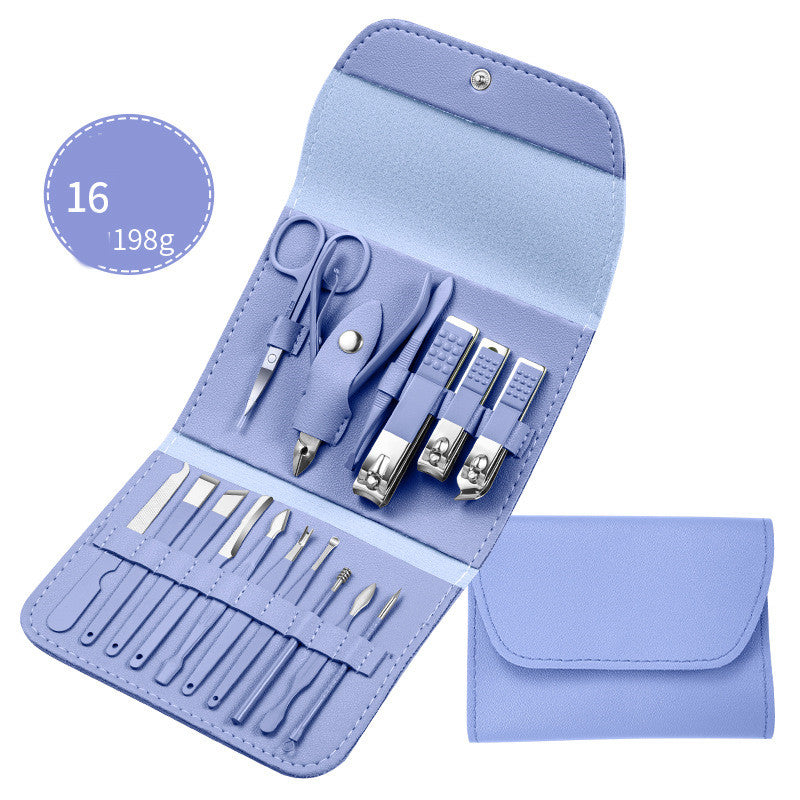 Professional Scissors Nail Clippers Set Ear Spoon Dead Skin Pliers