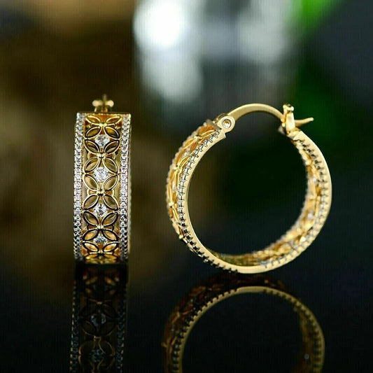 Ear Clip Horse Eye Flower Butterfly Jewelry
