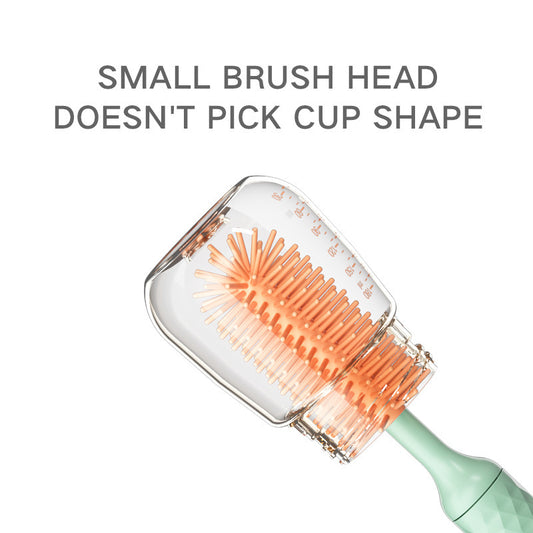 Electric Silicone Bottle Brush 360 Degree Rotating Baby Pacifier Cup