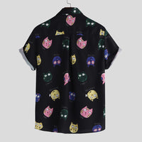 Slim Tops men shirts Printed