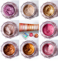 Face Highlighter Jelly Gel Mermaid Eyeshadow Glow Body Glitter F