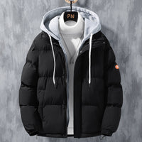 Fashion Hooded Jacket Men Winter