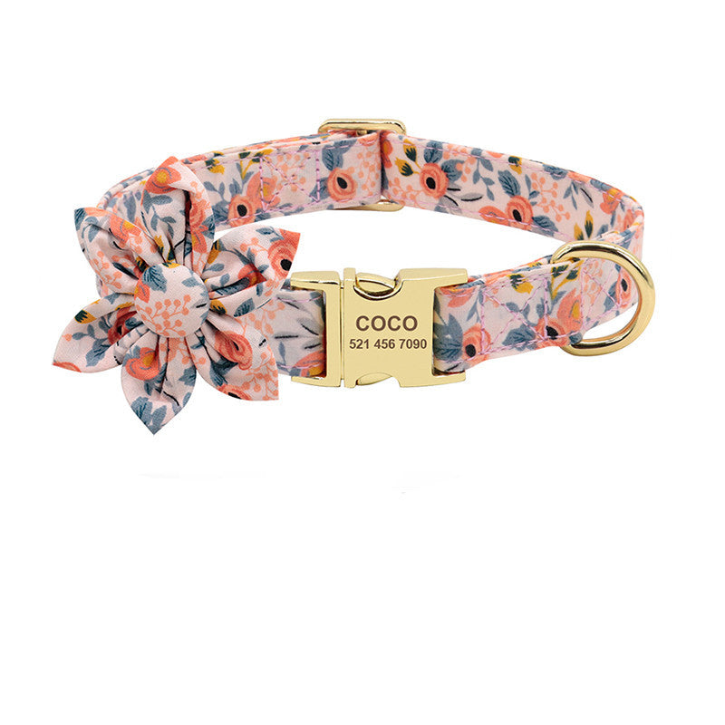 Fashion Printed Dog Collar Personalised Nylon Dog Collar