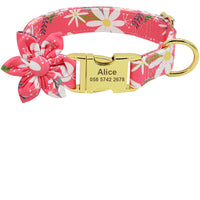 Fashion Printed Dog Collar Personalised Nylon Dog Collar