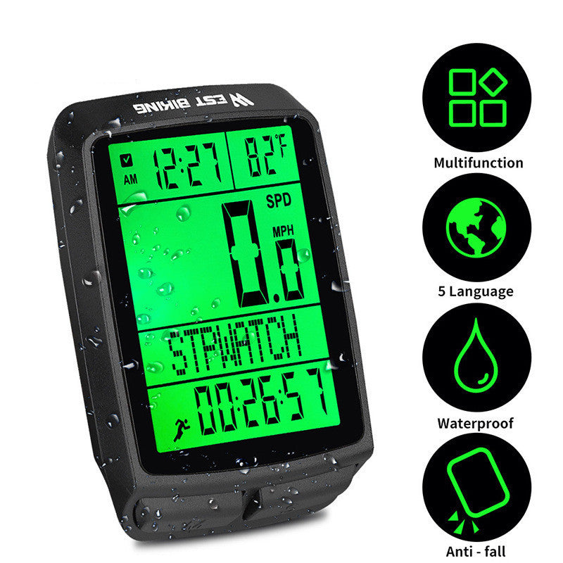 Five Languages Mountain Bike Wireless Code Table