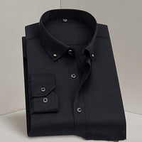 Formal Wear Men's Shirt Professional Wedding Best Man Non-ironing Pure White