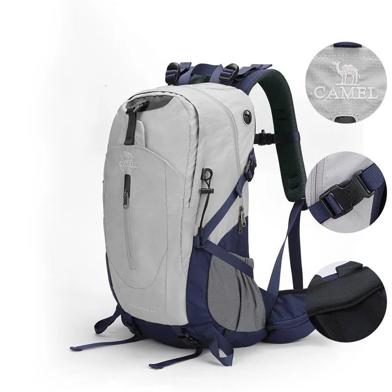 GOLDEN CAMEL Waterproof Backpacks Men Women Climbing Bag for Men Ultralight Hiking Backpack with Sport Bags Covers Camping - Chic Cart