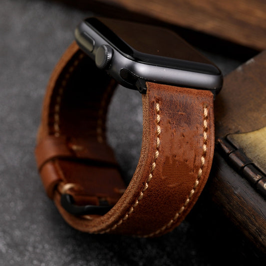 Handcrafted Vintage-Style Watch Band