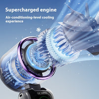 High-Speed Handheld Electric Fan Speed Adjustable Folding Mini Fan