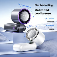 High-Speed Handheld Electric Fan Speed Adjustable Folding Mini Fan