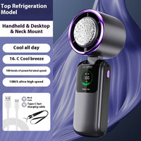 High-Speed Handheld Electric Fan Speed Adjustable Folding Mini Fan