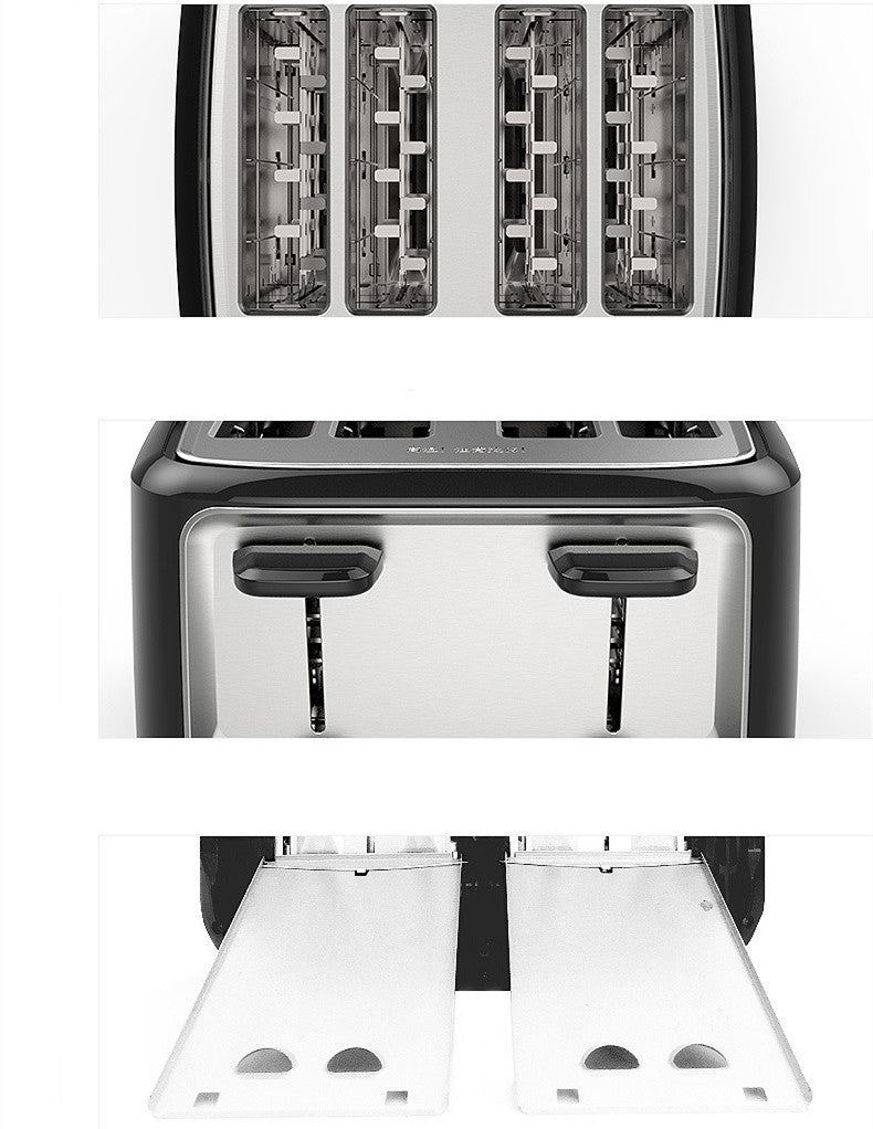 Home Automatic Multifunctional Toaster Four Slot
