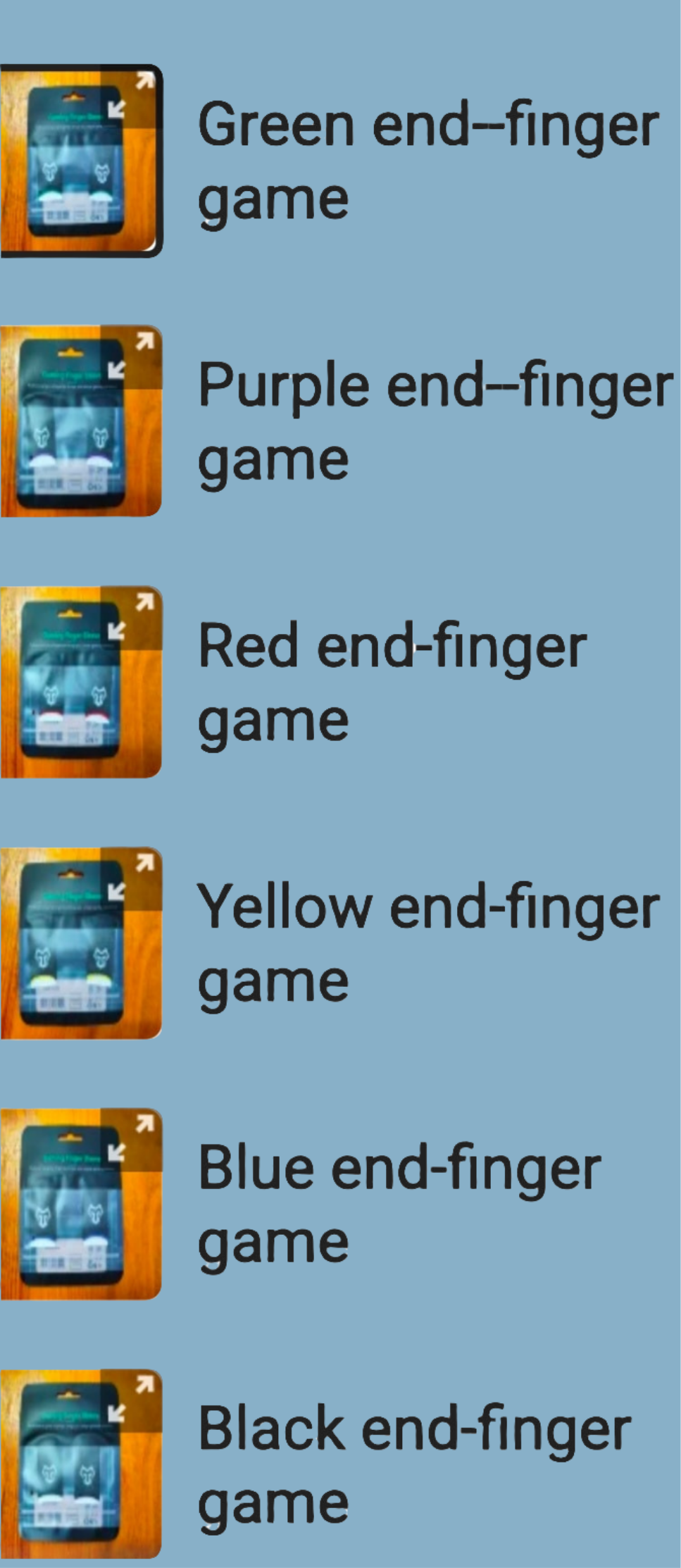 Gaming fingertip gloves