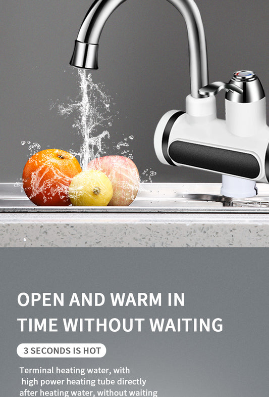 Kitchen Electric Water Tap Water Heater Temperature Display