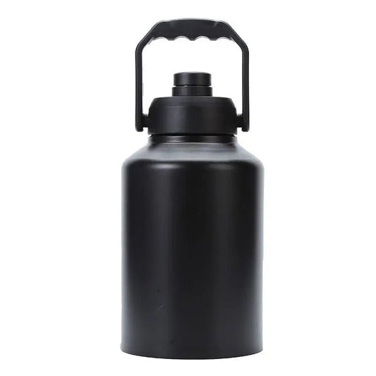 Large Capacity Sports Thermos Cup with Handle,Stainless Steel Vacuum Flasks,Wide Mouth Drinkware,Camping Gym Water Bottle,64OZ - Chic Cart