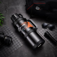 Large Capacity Thermal Water Bottle Carrying Handle