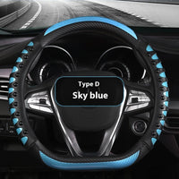 Leather Four Season  Steering Wheel Cover