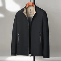 Leisure Business Spring And Autumn Men Stand-up Collar Jacket