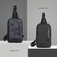 Lifetime Warranty Chestbag For Men 9.7inch Ipad Bags Casual Shoulder Bag Male Crossbody Bag Sling Bag For Boy Mini Bolsa Escolar - Chic Cart