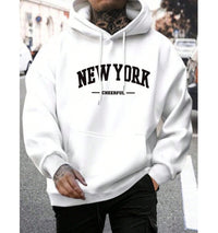 Men's Casual American-style Retro Loose Hooded Sweater