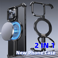Metal Airbag Anti-fall Shell Phone Case Protective