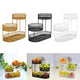 Metal Wire Storage Countertop Fruit Basket Counter Serving Tray