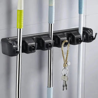 Multi Functional Wall Mounted Mop Holder - Chic Cart
