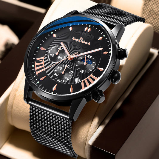 Multifunctional Business Men's Watch Luminous Waterproof