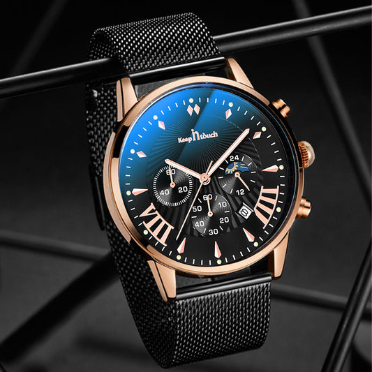 Multifunctional Business Men's Watch Luminous Waterproof