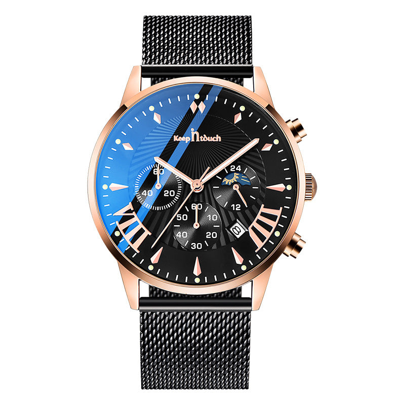 Multifunctional Business Men's Watch Luminous Waterproof