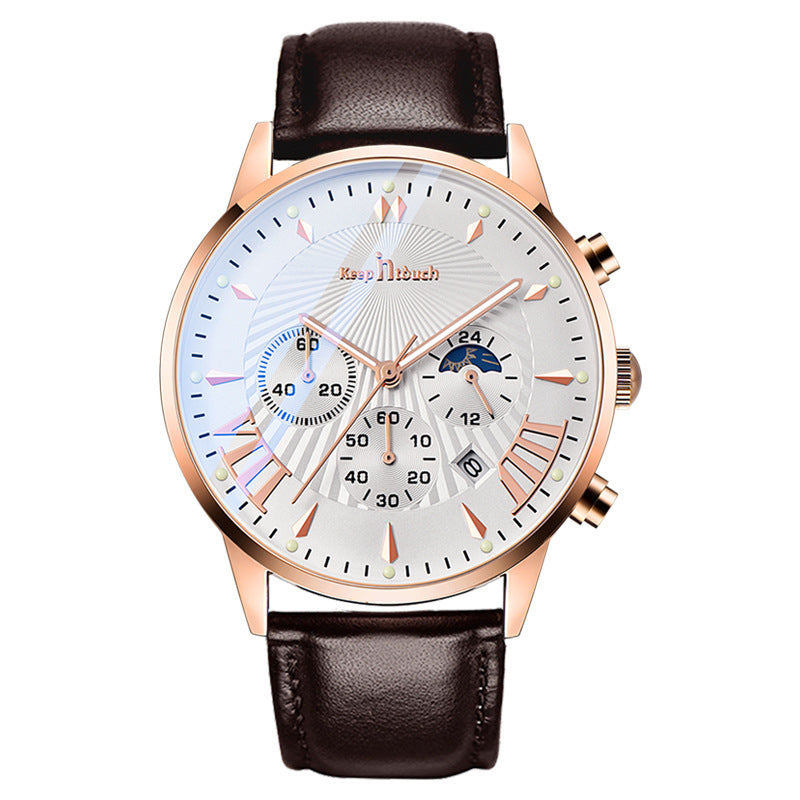 Multifunctional Business Men's Watch Luminous Waterproof