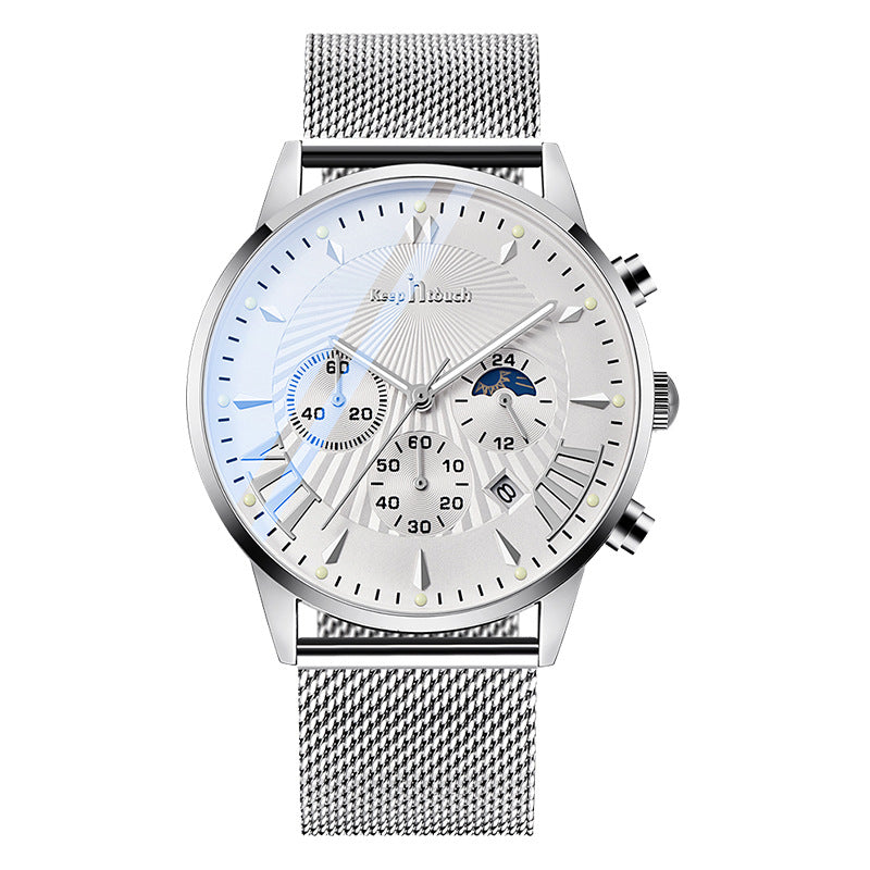 Multifunctional Business Men's Watch Luminous Waterproof