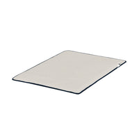 Navy and Beige Electric Heated Sherpa Throw Blanket