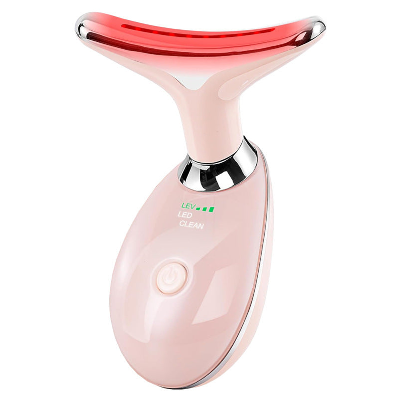 Neck Face Beauty Device Colourful LED Photon Therapy