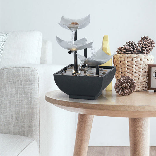 New Home Decoration Flowing Water Ornaments Desktop Fountain Crafts