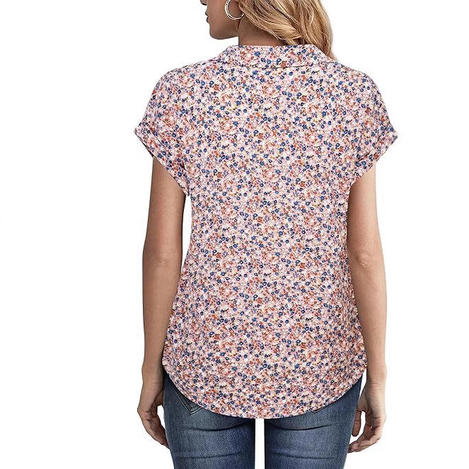 Casual Fashion Trend Stripes Women's Shirt Top
