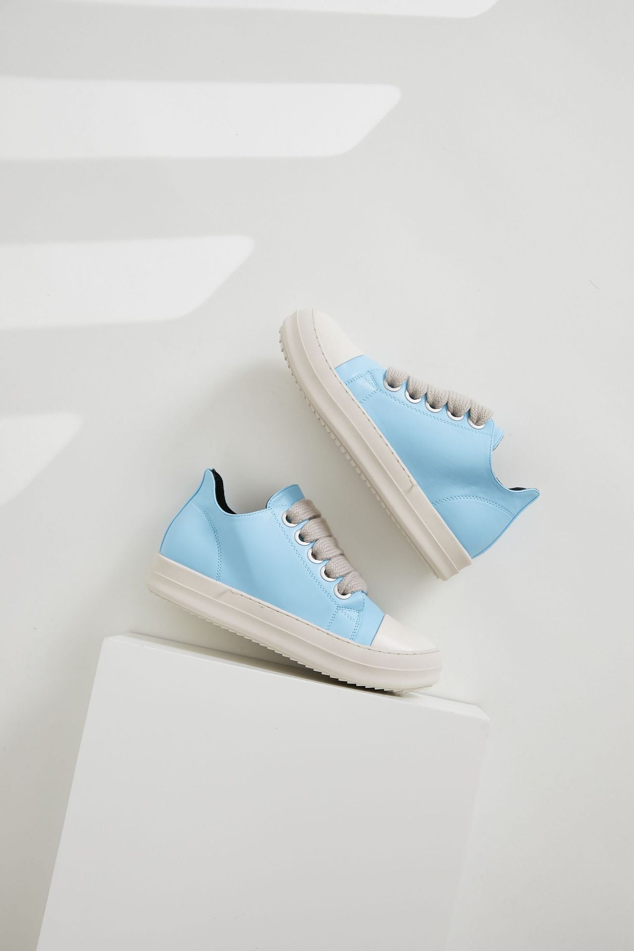 Shoelace Thick Bottom Stitching Candy Color Women's Shoes