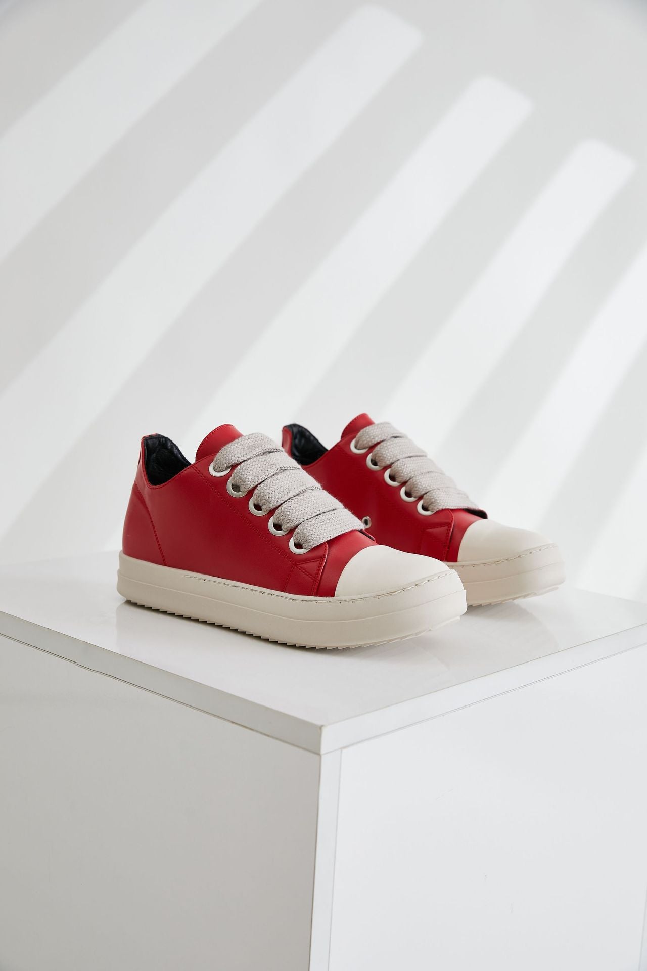 Shoelace Thick Bottom Stitching Candy Color Women's Shoes