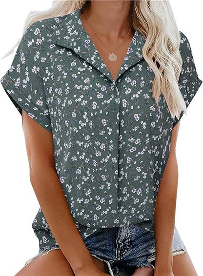 Casual Fashion Trend Stripes Women's Shirt Top