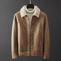 Jacket Men's Short Autumn And Winter Thickened Work Clothes