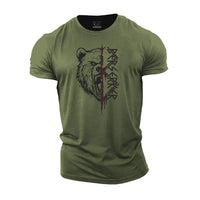 Round Neck 3D Printed Short Sleeve T-shirt